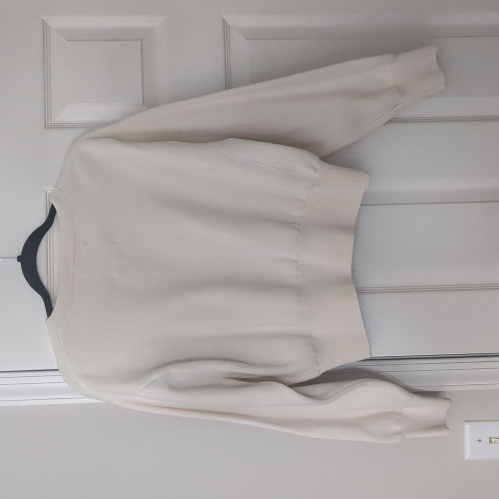 Aerie Cropped Sweater - Medium - Natural - Picture 2 of 4